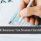 Small Business Tax Season Checklist