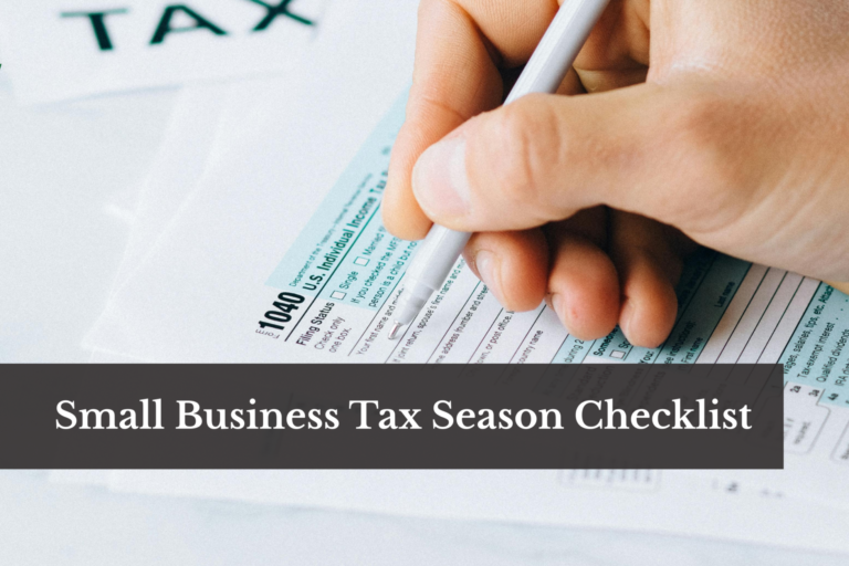 Small Business Tax Season Checklist